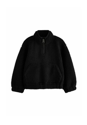 REGULAR FIT - UNDERGROUND  HALF ZIP - Flīsa džemperis - black