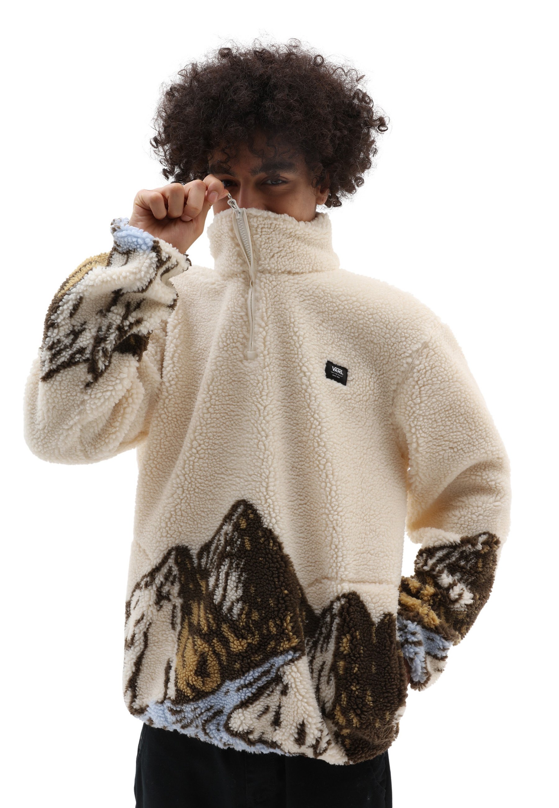 Vans MT QZIP - Sweat polaire - white/blanc - ZALANDO.FR