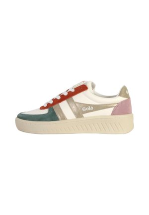 Gola GRANDSLAM QUADRANT - Baskets basses - blanc cassé sage or rose