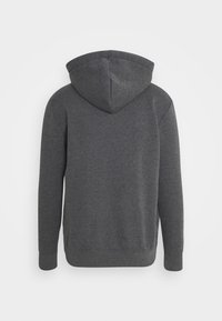 Alpha Industries HOODY - Felpa con cappuccio - charcoal heather/white