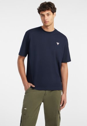 MINI PATCH - Basic T-shirt - dunkelblau