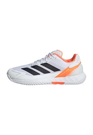 DEFIANT SPEED 2 - Multicourt Tennisschuh - cloud white   core black   lucid orange