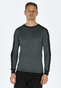 Unselected, olive melange charcoal melange