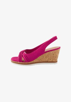 Next FOREVER COMFORT BOW REGULAR WIDE FIT - Platformas sandales - pink