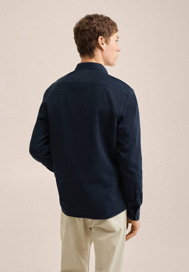 Herren Freizeithemden | Mango Hemd dunkles marineblau/royal - HG64255 Herren Freizeithemden | Mango Hemd dunkles marineblau/royal - HG64255