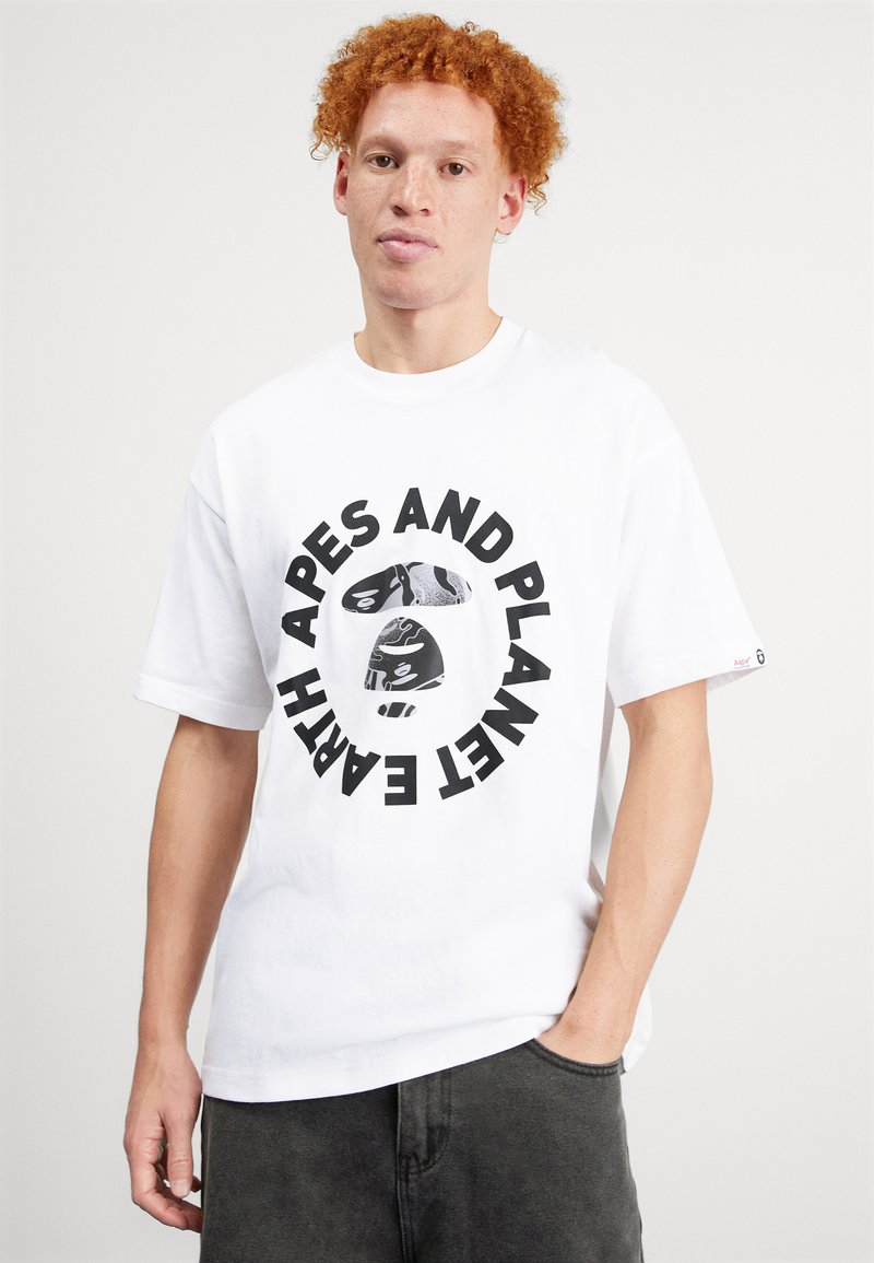 AAPE By A Bathing Ape HONG KONG LIMITED TShirt print white/weiß
