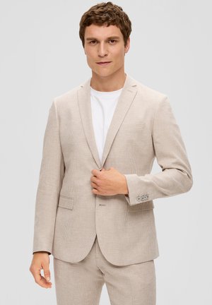 IM HAHNENTRITTMUSTER - Veste de costume - beige