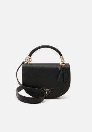 GIZELE MINI SADDLE CROSSBODY - Keresztpántos táska - black