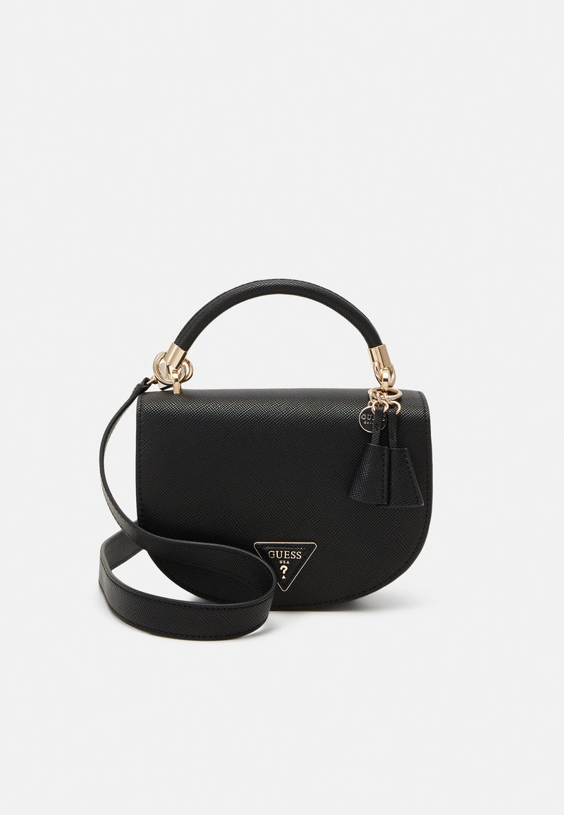 Guess - GIZELE MINI SADDLE CROSSBODY - Bandolera - black, Ampliar