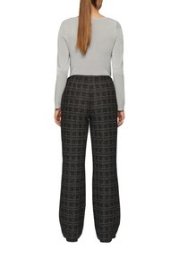 s.Oliver BLACK LABEL MIT GLITZER - Strickpullover - hellgrau