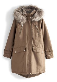 Next LONGLINE SHOWER RESISTANT PADDED  - Zimný kabát - fawn brown