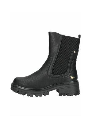 Platform ankle boots - schwarz