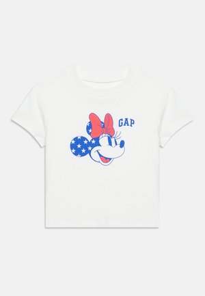 GAP, LICENSE TEE - Tricou cu imprimeu - white/multi-coloured
