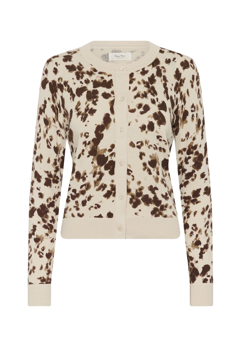 Part Two TANISHAPW CA - Neuletakki - neutral leopard print/ruskea ...