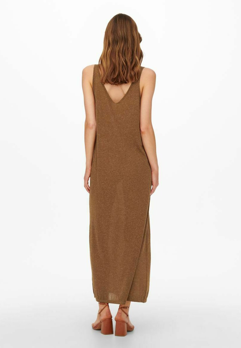 ONLY Vestido largo - toffee/tostado - Zalando.es