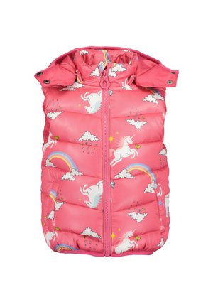MIT ABNEHMBARER KAPUZE - Veste sans manches - pink