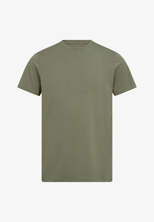 Resteröds O-NECK - T-Shirt basic - mottled green
