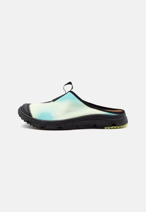 Salomon Sportstyle RX SLIDE 3.0 UNISEX - Papuci - bright chartreuse/black/silver-coloured