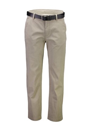 SUPERFLEX CHINO WITH BELT - Chino - stone