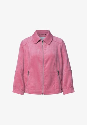 Street One, 3/4 ARM CORDJACKE MIT HEMDKRAGEN - Veste légère - blush berry