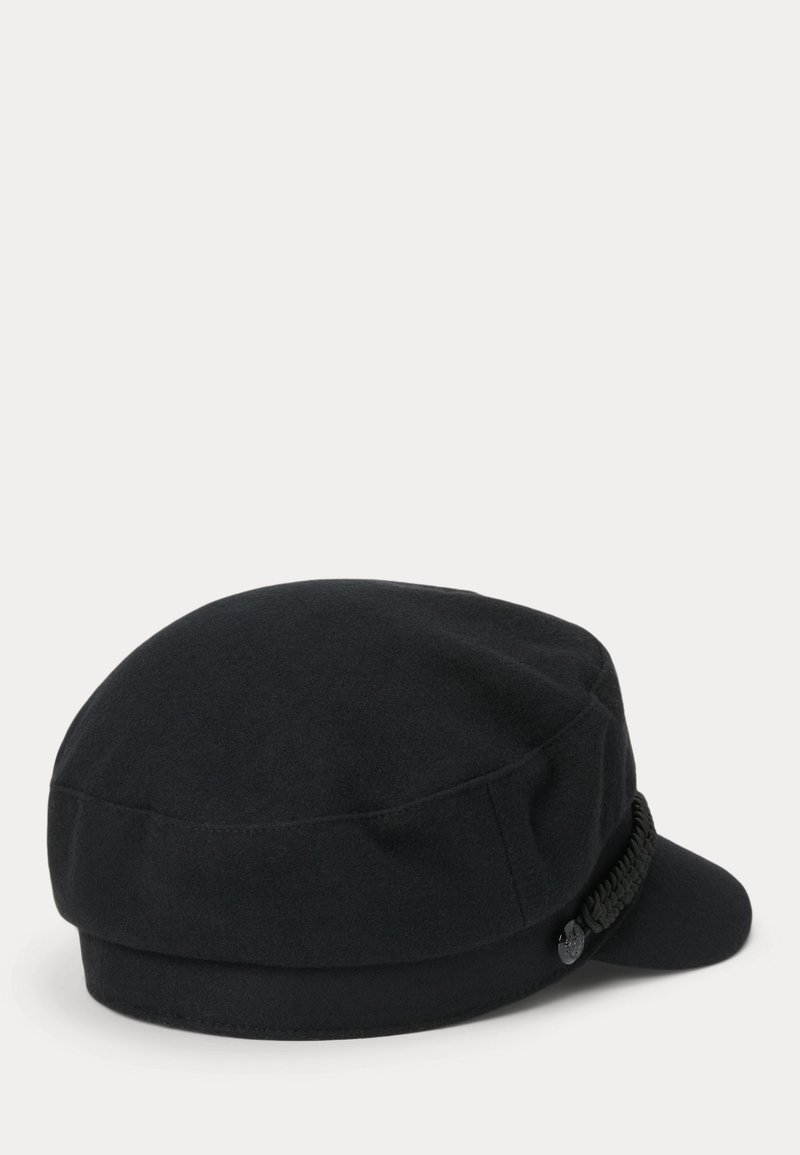 Ralph Lauren black newsboy/fisherman wool blend cap Lauren Ralph Lauren WOOL BLEND FISHERMAN CAP - Hat - black  main image 4