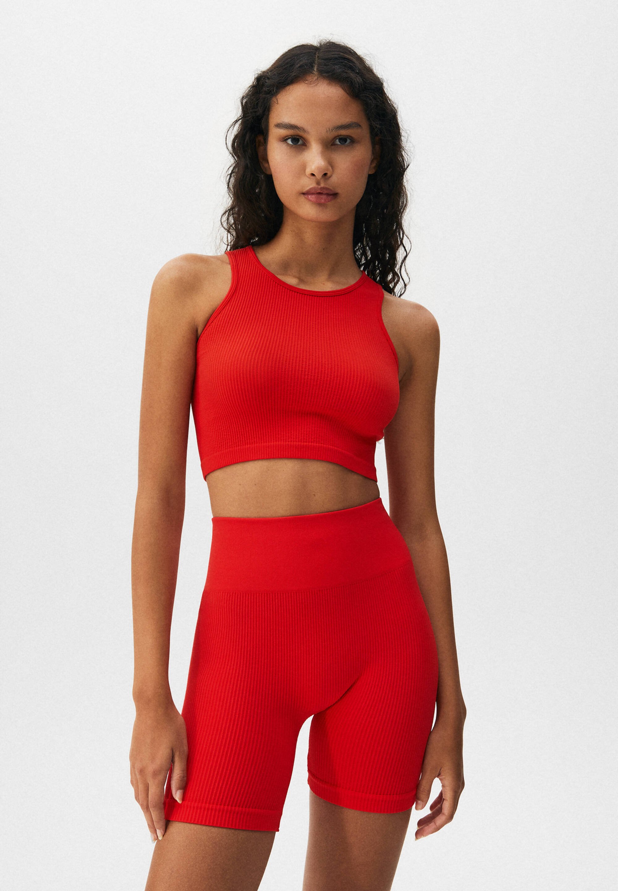 WIDE WAISTBAND - Shorts - red 