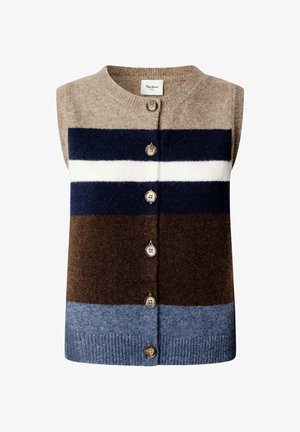 Pepe Jeans, ALANI VEST - Bodywarmer - dark stone beige