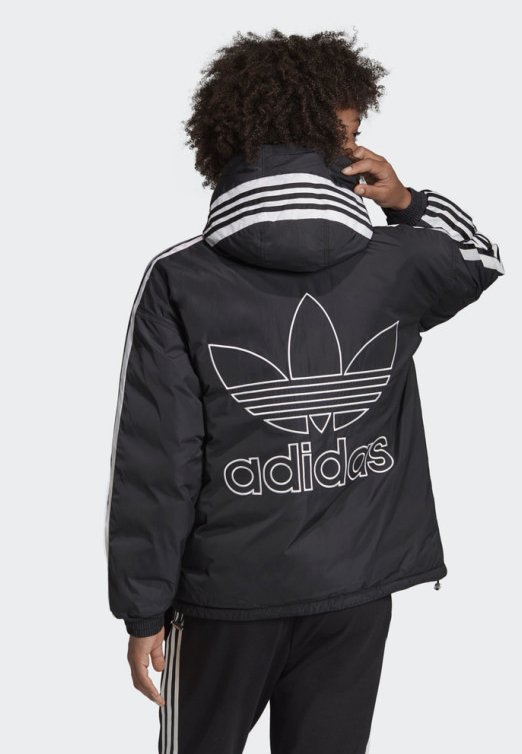 adidas short down w winterjacke 