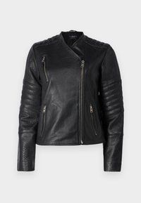 CAWLEY BIKER - Veste en cuir - black