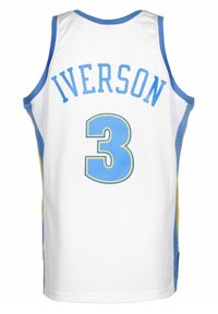 Mitchell & Ness NBA DENVER NUGGET IVERSON SWINGMAN  - Camiseta NBA - white