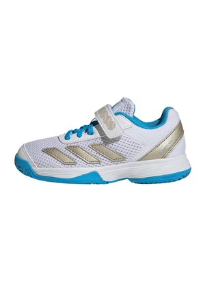 COURTFLASH K CF C - Παπούτσια τένις για πολλαπλές επιφάνειες - ftwr white/cyber met./lucid aquamarine