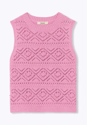 Promod, PULL SANS MANCHES - Pullover - rose