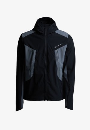 Monterrain, DYNAMIC 2.0 WOVEN HOODY - Veste mi-saison - jet black iron gate