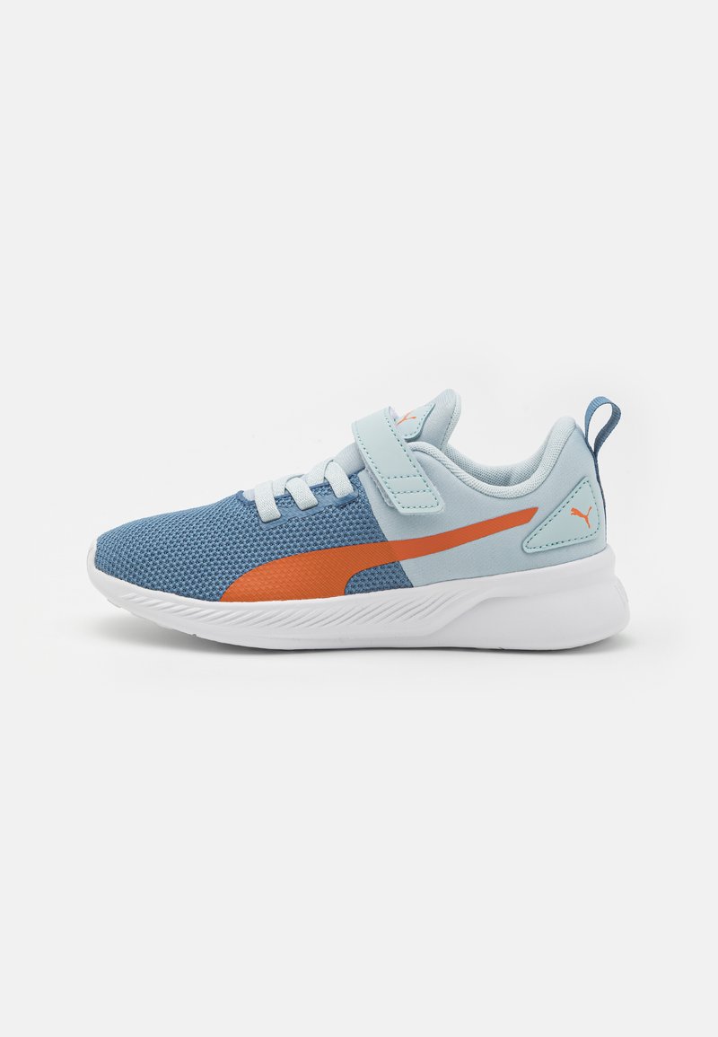 Puma FLYER RUNNER V PS - Cestná bežecká obuv - blue horizon/frosted dew/flame flicker
