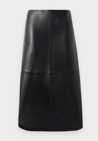 MIDI SKIRT - A-linjekjol - black