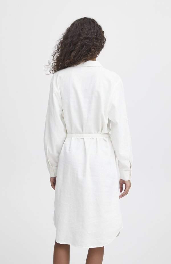 IHLINO - Shirt dress - cloud dancer2