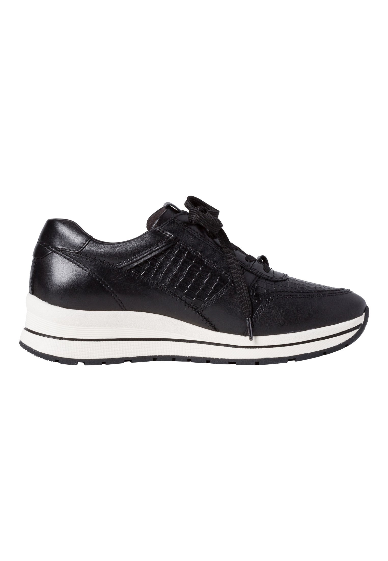 Tamaris Pure Relax Sneakers laag - black/croco/gemêleerd zwart - Zalando.nl