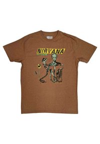 Paradiso Clothing NIRVANA INCESTICIDE - Print T-shirt - brown