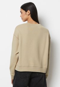 Marc O'Polo DENIM CREWNECK - Sweatshirt - light beige