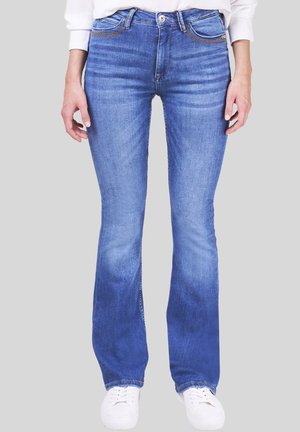 VICKY - NOS - Bootcut jeans - stone