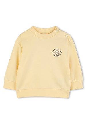 WITH ILLUSTRATION - Sweatshirt - jaune pale