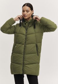 b.young - Manteau d'hiver - olive night Image miniature 1