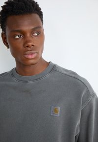 Carhartt WIP NELSON - Sweatshirt - charcoal garment dyed