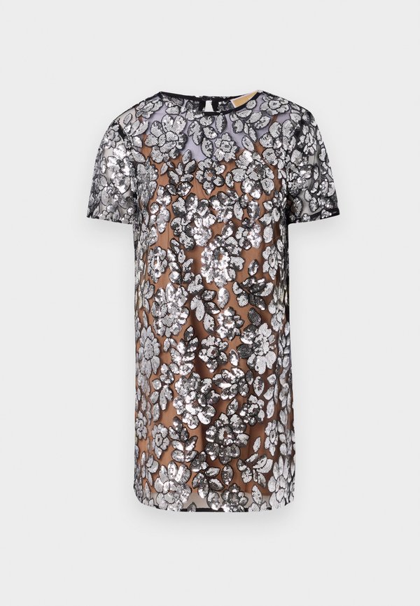 SEQUIN FLORAL  - Cocktail dress / Party dress - silver4