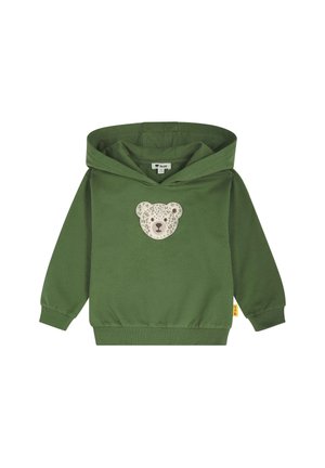 Steiff, SWEATSHIRT WINTER ADVENTURE - Hoodie - bronze green
