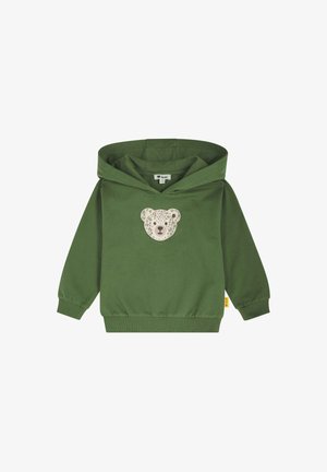 Steiff, SWEATSHIRT WINTER ADVENTURE - Hoodie - bronze green
