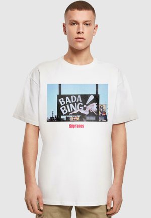 THE SOPRANOS - BADA BING CLUB HEAVY  - T-Shirt print - white