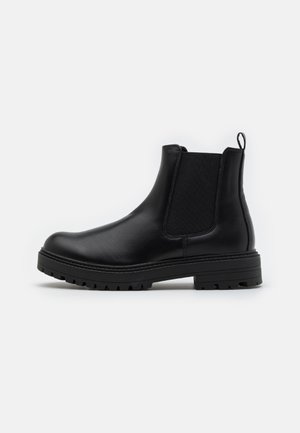 LEATHER - Bottines - black