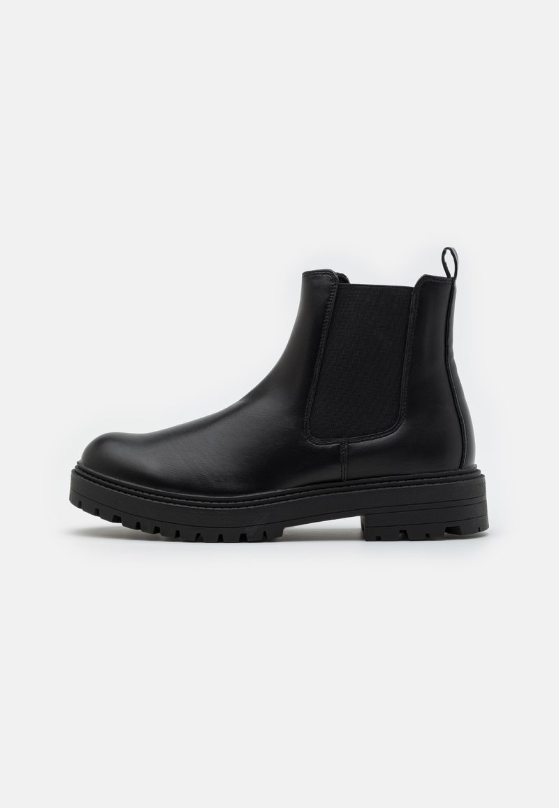 Zign LEATHER - Klasične gležnjače - black