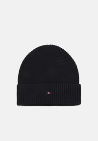 Tommy Hilfiger FLAG BEANIE UNISEX - Kapa - black